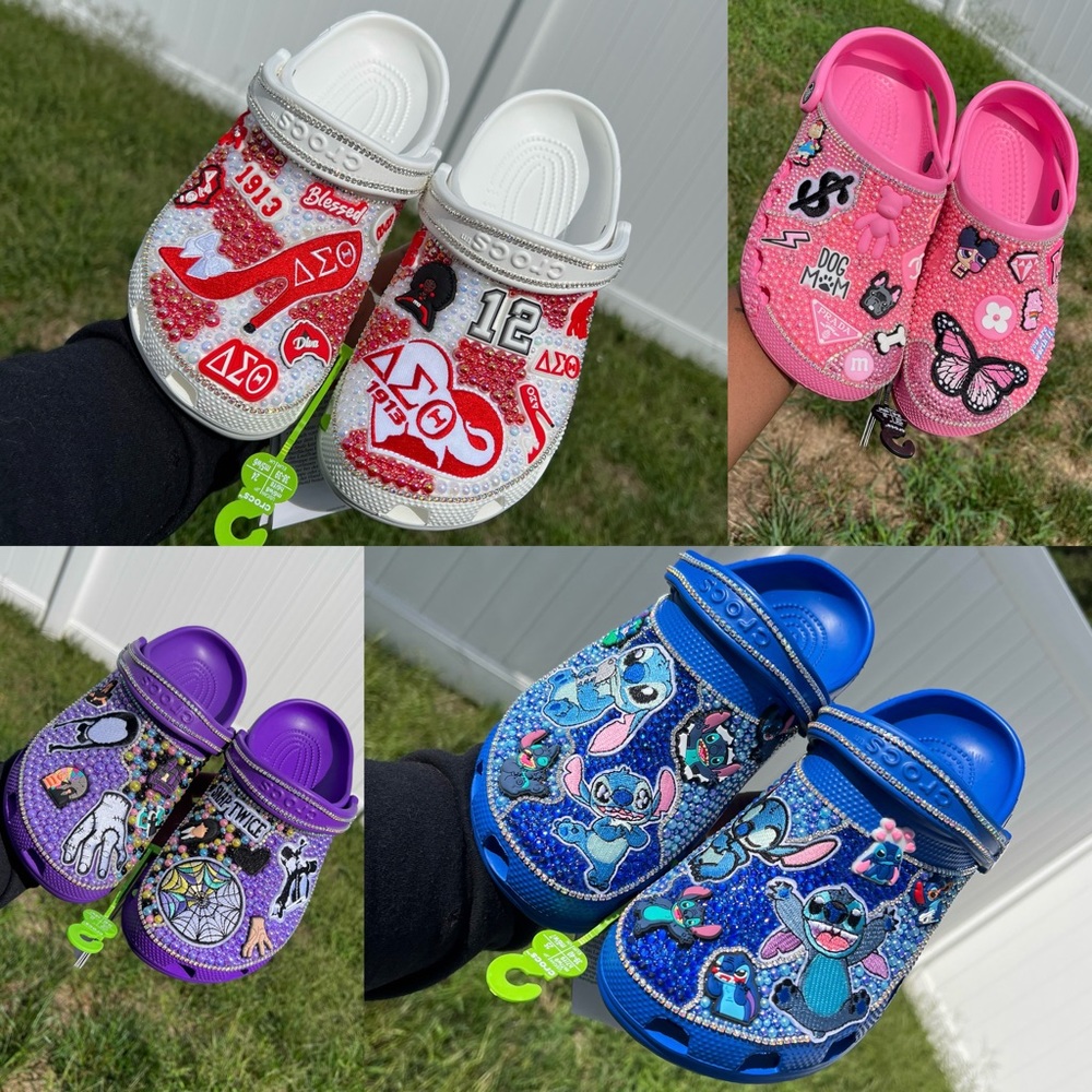 Blinged Crocs Bedazzled Crocs